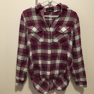Plaid Sam Edelman button-down women’s top